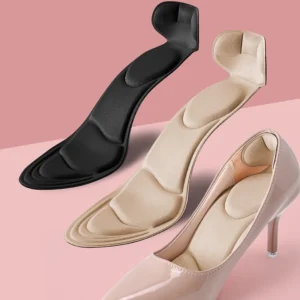 Memory Foam Insoles Women High-heel Shoes Insoles Anti-slip Cutable Insole Comfort Breathable Heel Protection Massage Shoe Pads